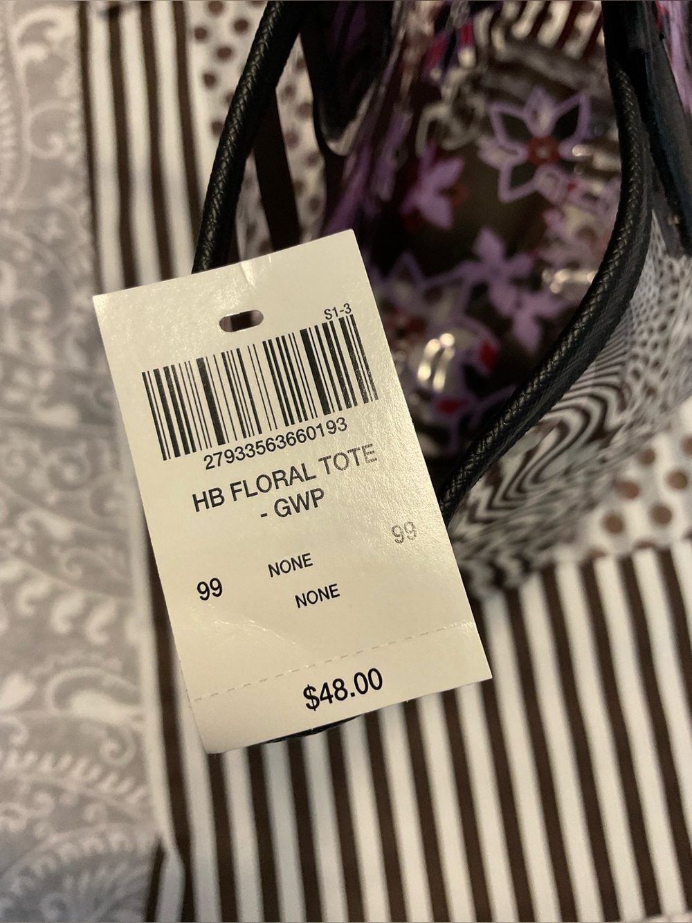 Henri Bendel PVC Floral Shopper Total - Picture 16 of 16